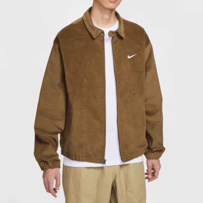 【滔搏联动】NIKE耐克男女秋冬复古焦糖色巴恩风老钱夹克IM9349-235