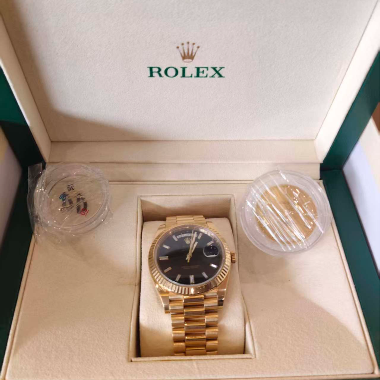95新 Rolex/劳力士 228238原盘黄色，后改黑色