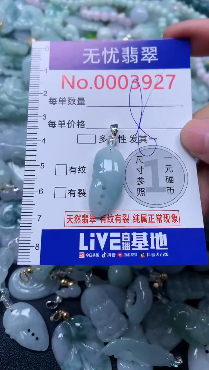 颈饰未镶嵌翡翠3927