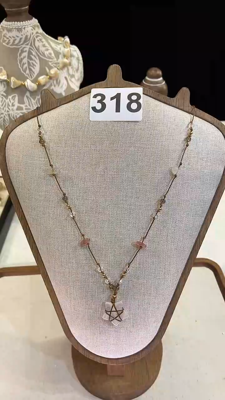 颈饰合金淡水珍珠318