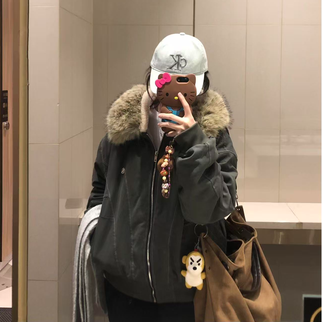 超好看座山雕棉服女2025冬季新款棉袄加绒派克服小个子厚外套棉衣