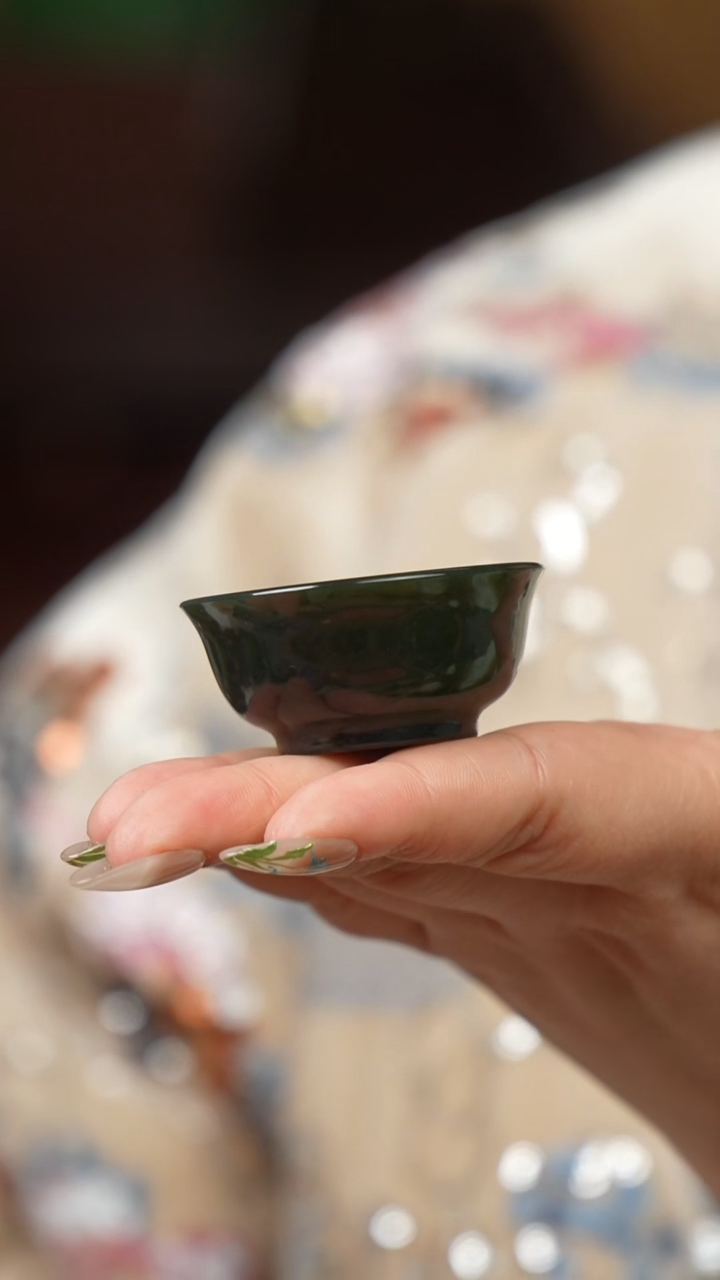 未镶嵌和田玉把件茶杯（多样性发货）