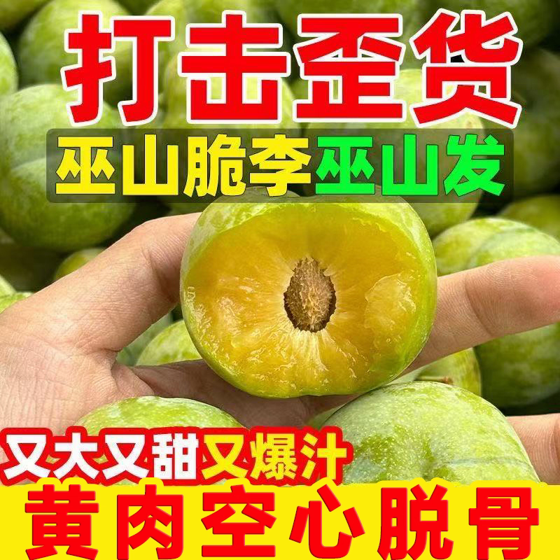 正宗重庆脆李脱骨青脆李新鲜应季水果现摘现发