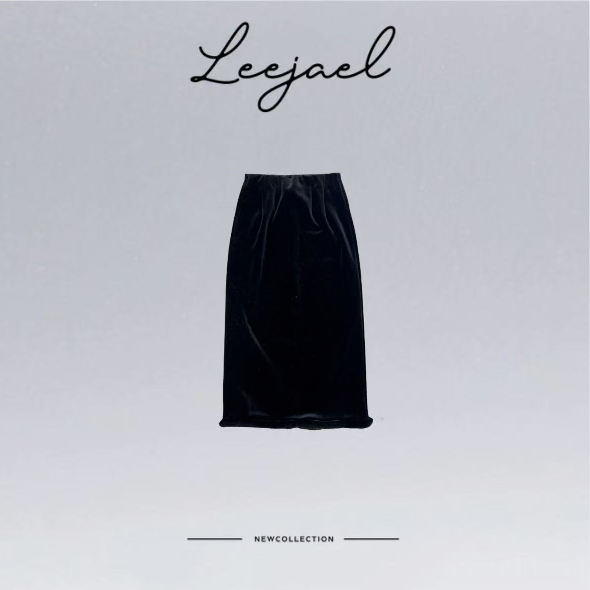 Lejeal"欧货时尚水貂气质摩卡丝绒半身裙" LJE-I27#