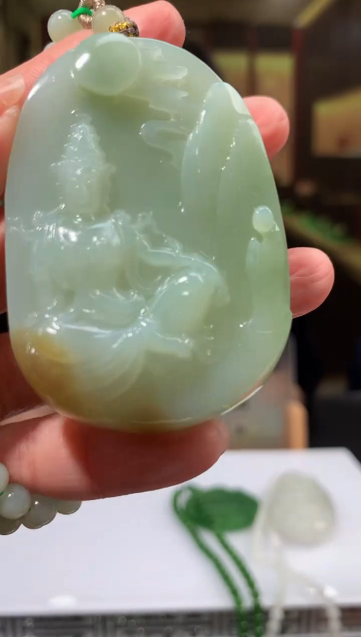 颈饰未镶嵌和田玉120763多样性发一