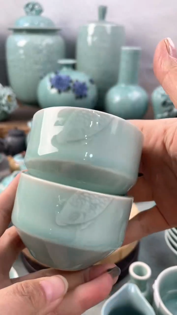 【闪购商品】特价 微瑕 慧仙青瓷