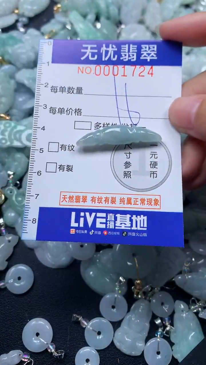 颈饰未镶嵌翡翠1724