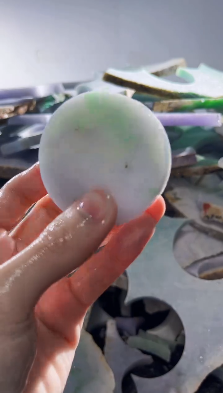 裸石翡翠缅甸翡翠A货文5674