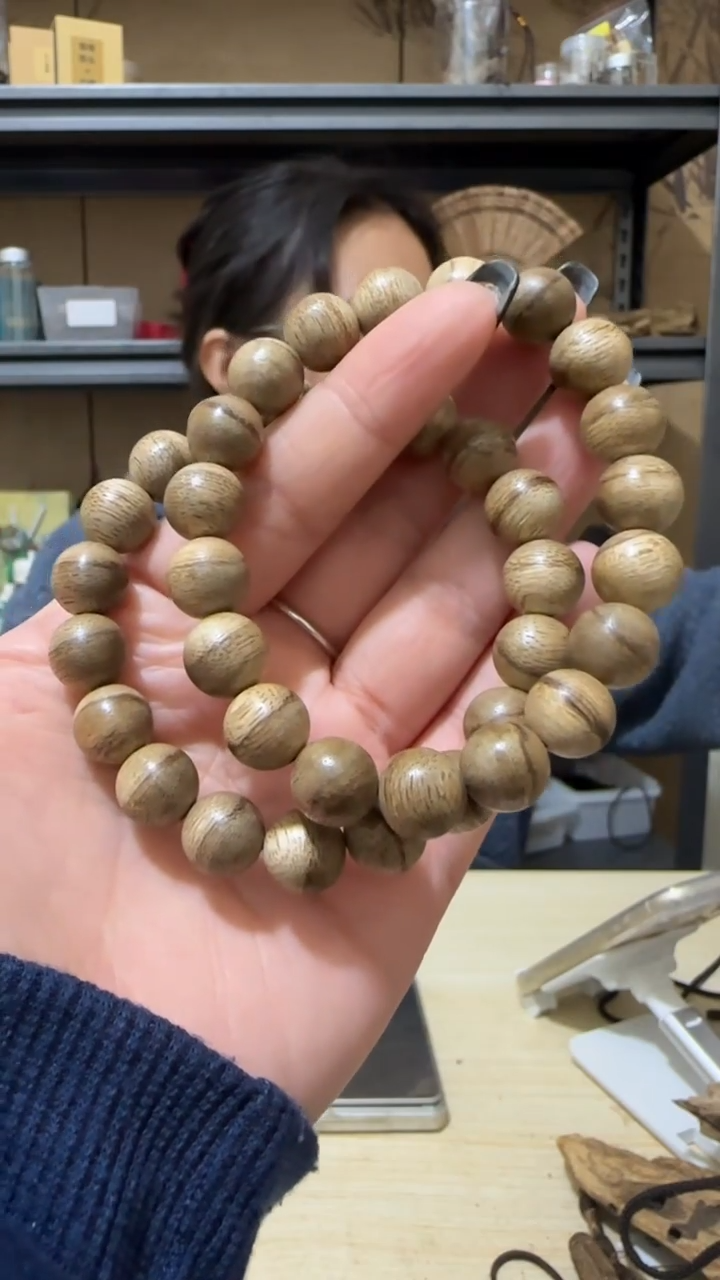 【闪购商品】沉香手串25号富国岛圆珠手串多样性一条卡11