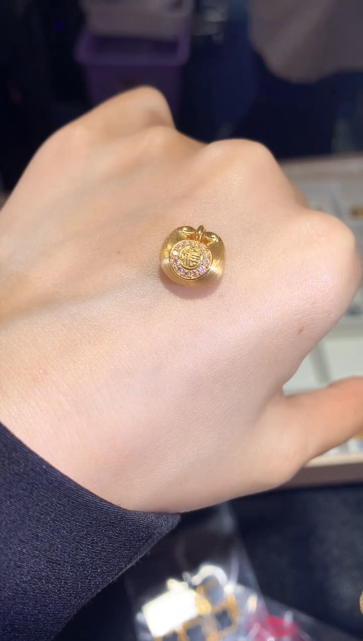 【闪购商品】18K金吊坠(不含链)a24 胖福