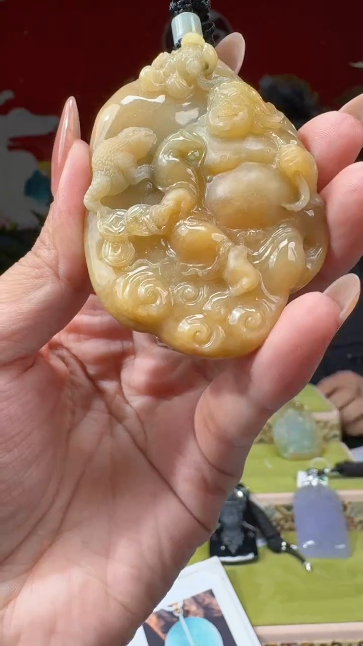 【闪购商品】翡翠颈饰未镶嵌151  /天然a货翡翠