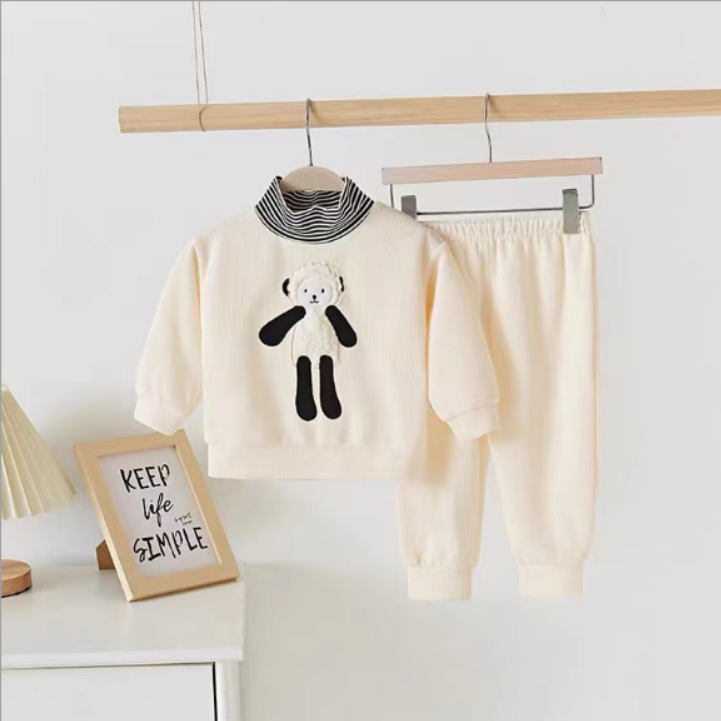 【清仓】卡通高领卫衣套装