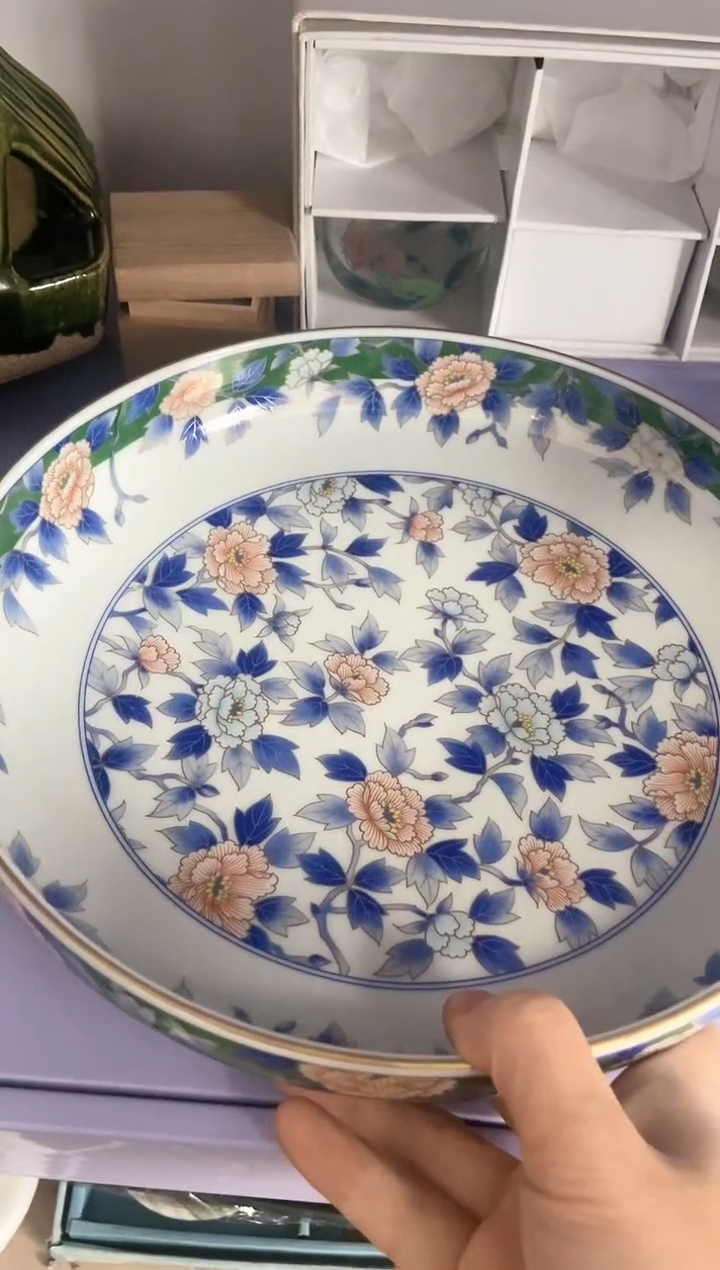 瓷片水*瓷器中古商品谨慎参拍默认微瑕