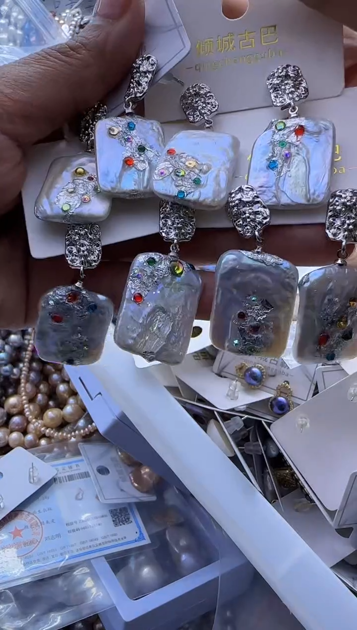 【闪购商品】淡水珍珠耳饰银S925镶嵌701多样性发货 发其一