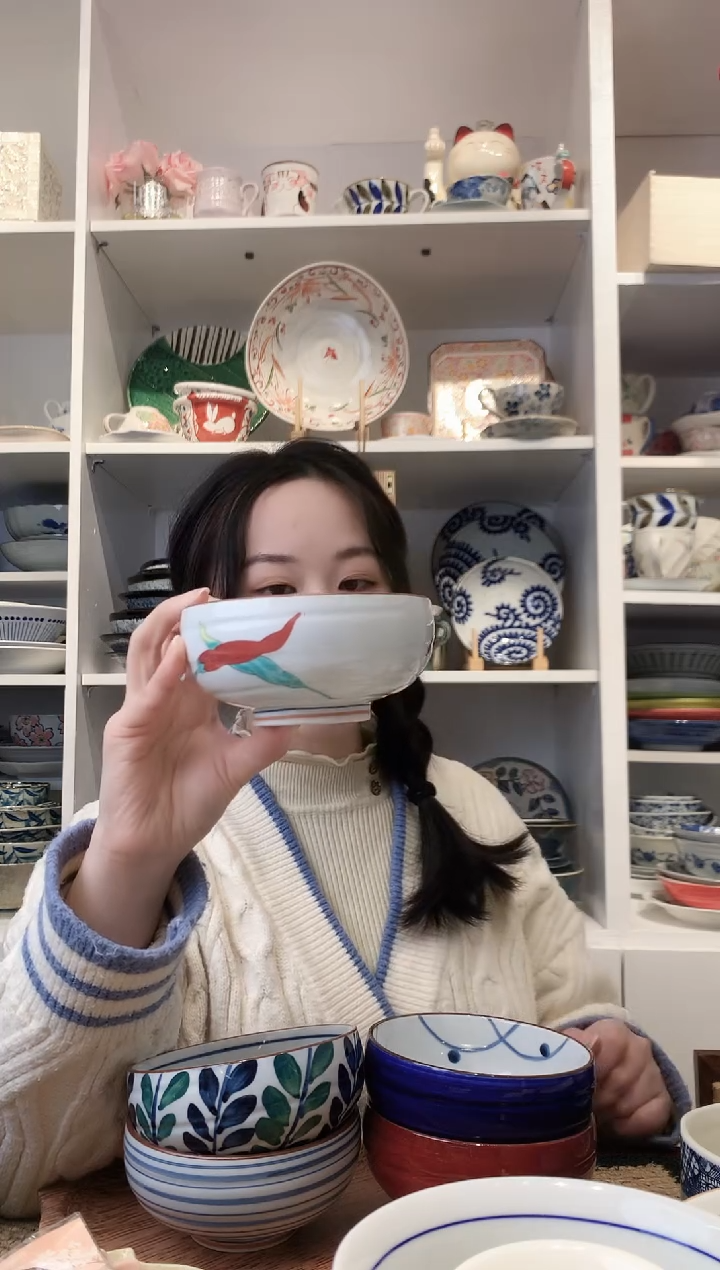 陶瓷【微瑕】有田烧辣椒小圆碗11.5cm