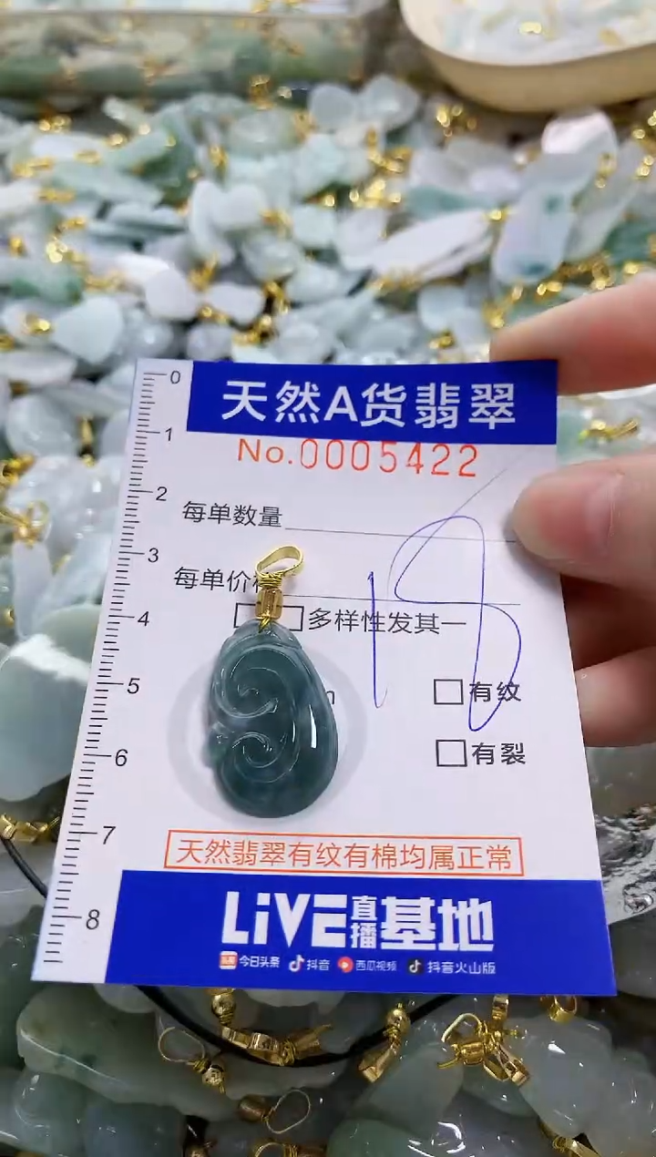 颈饰未镶嵌翡翠天然A货翡翠