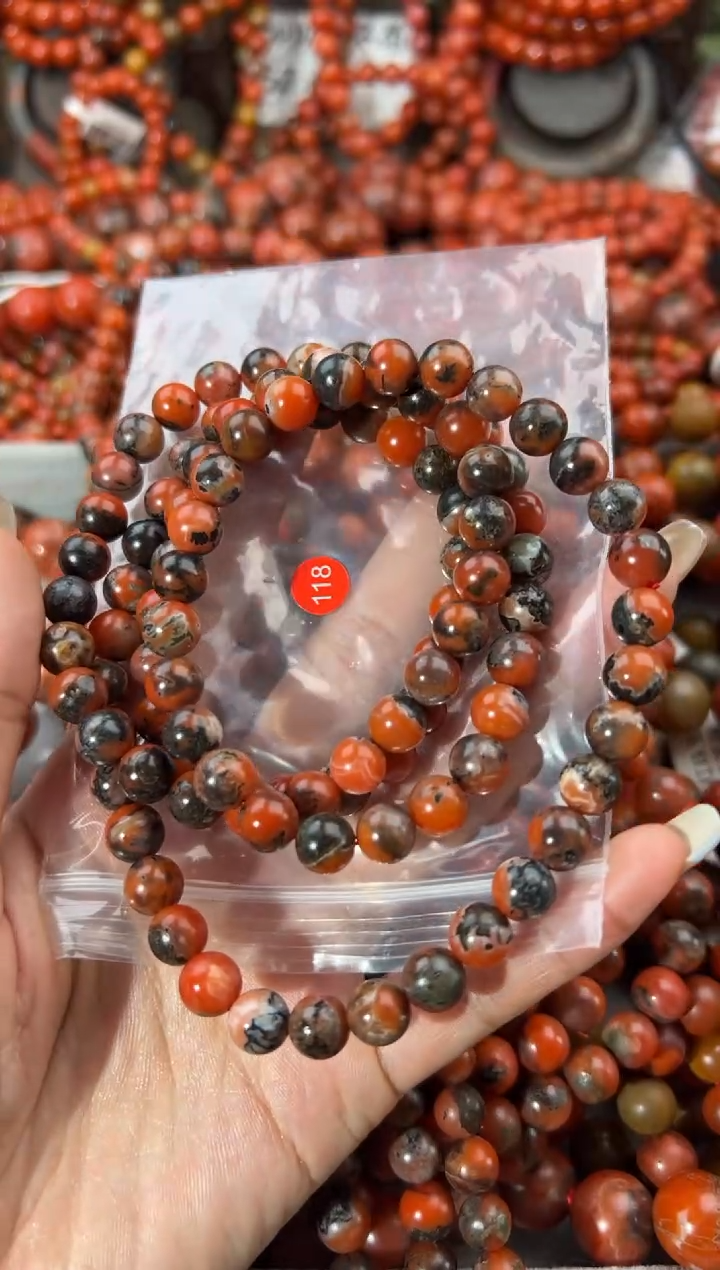 未镶嵌手串南红玛瑙1