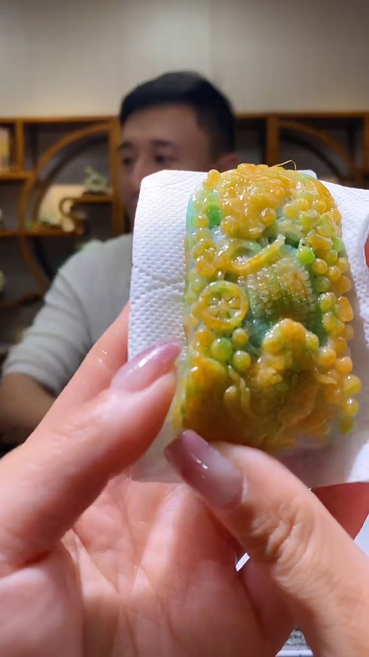 【闪购商品】定制翡翠未镶嵌36/0217/W/年年有余