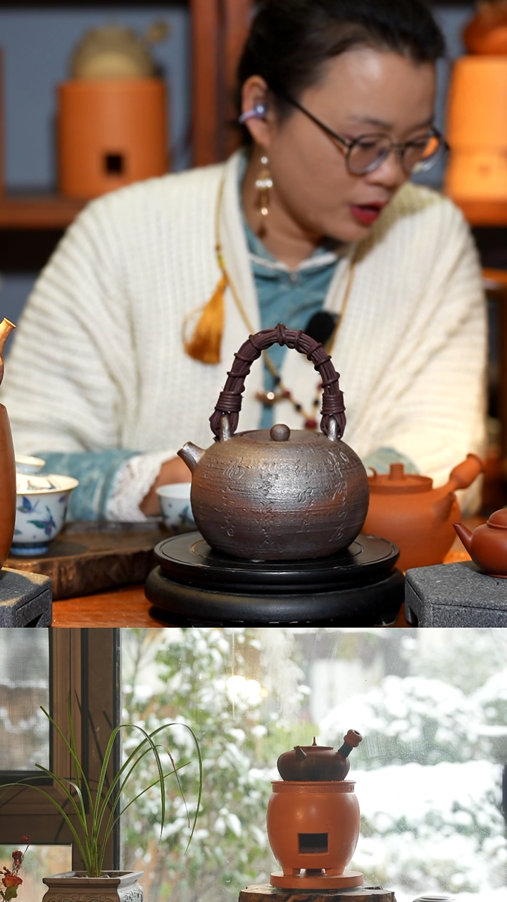 金*泉柴烧半壁山房提梁福利价