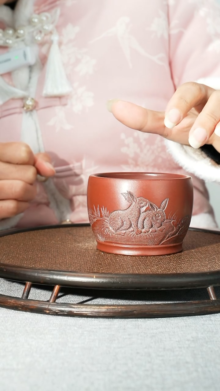 【闪购商品】精品纯手工温顺兔杯