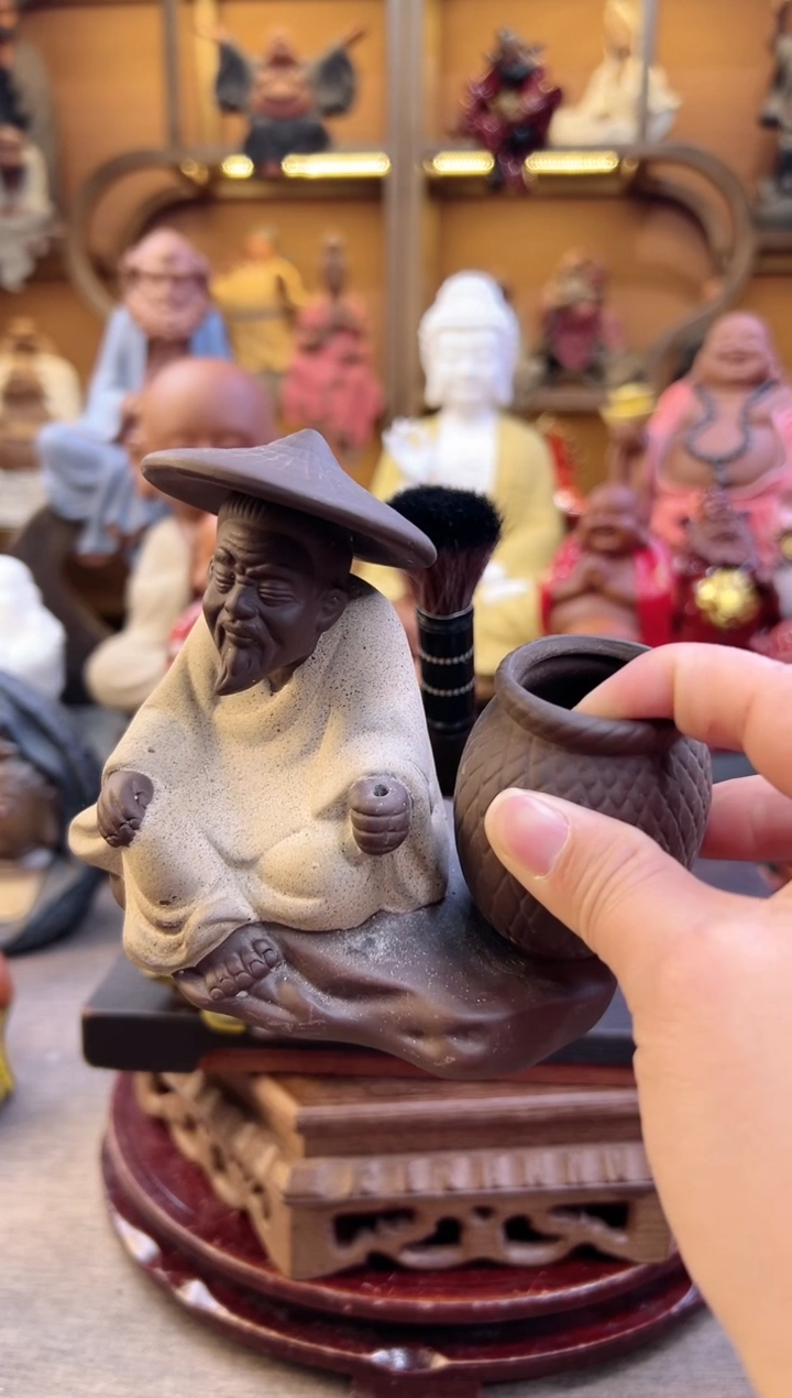 紫砂茶宠器闵紫砂茶宠摆件