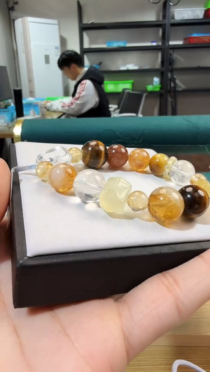 未镶嵌手链水晶晶0439 约10-12mm