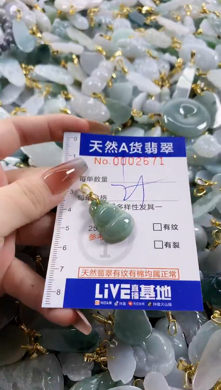 颈饰未镶嵌翡翠天然A货翡翠