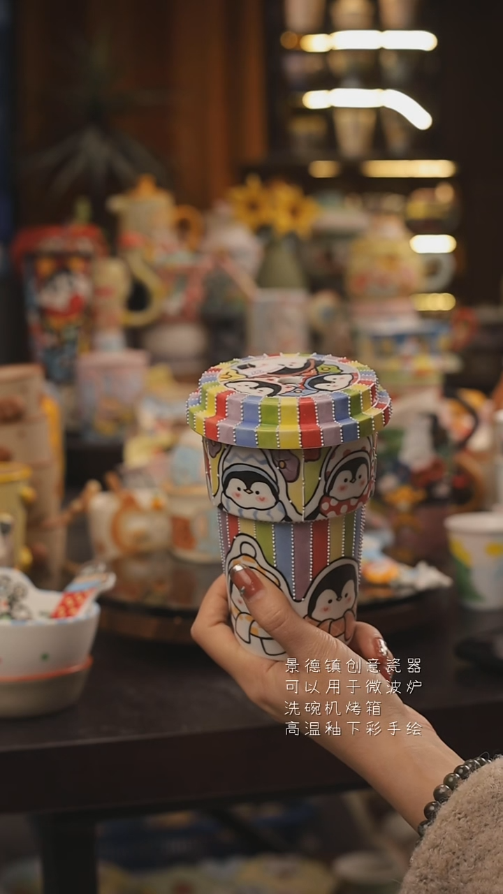 景德镇釉下彩绘设计师款式陶瓷