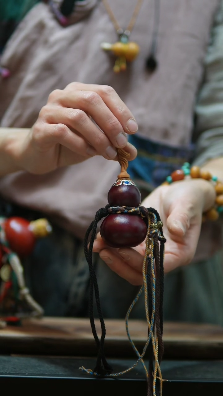 （福禄 ）天然葫芦（大漆款）277