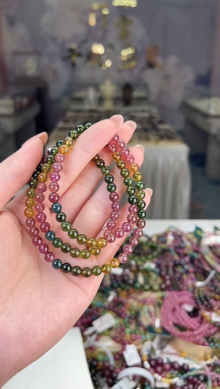 【闪购商品】碧玺/未镶嵌5mm+碧玺多圈多样性发货