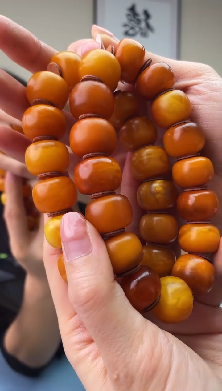 琥珀未镶嵌珠宝奇石T048 18中好假一罚十，多样性发一件