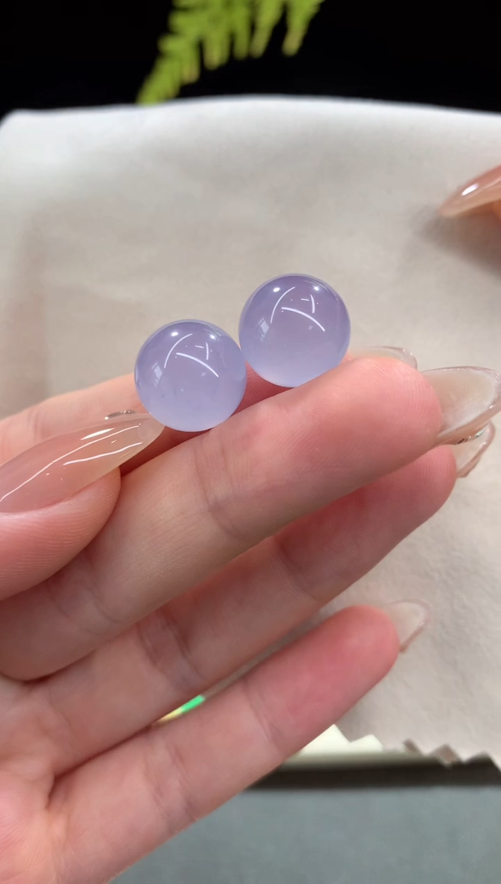 散珠翡翠一对卡12.5/12.7 可单