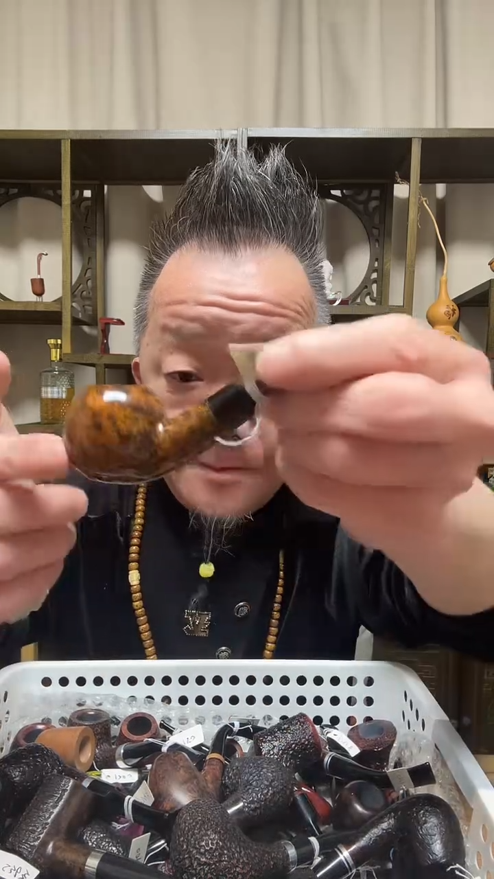 wd33纯手工石楠木烟斗