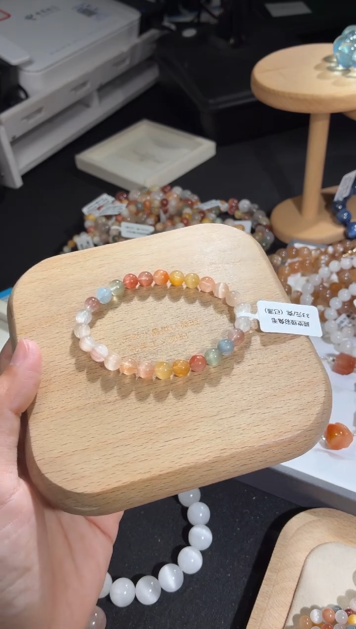 未镶嵌手链水晶49号多样性发一D7+