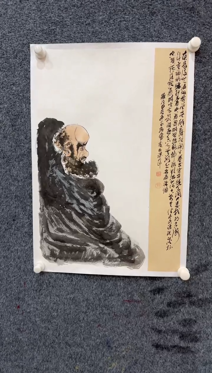 【闪购商品】国画1.14展馆-孙布衣诗堂裱-人物42