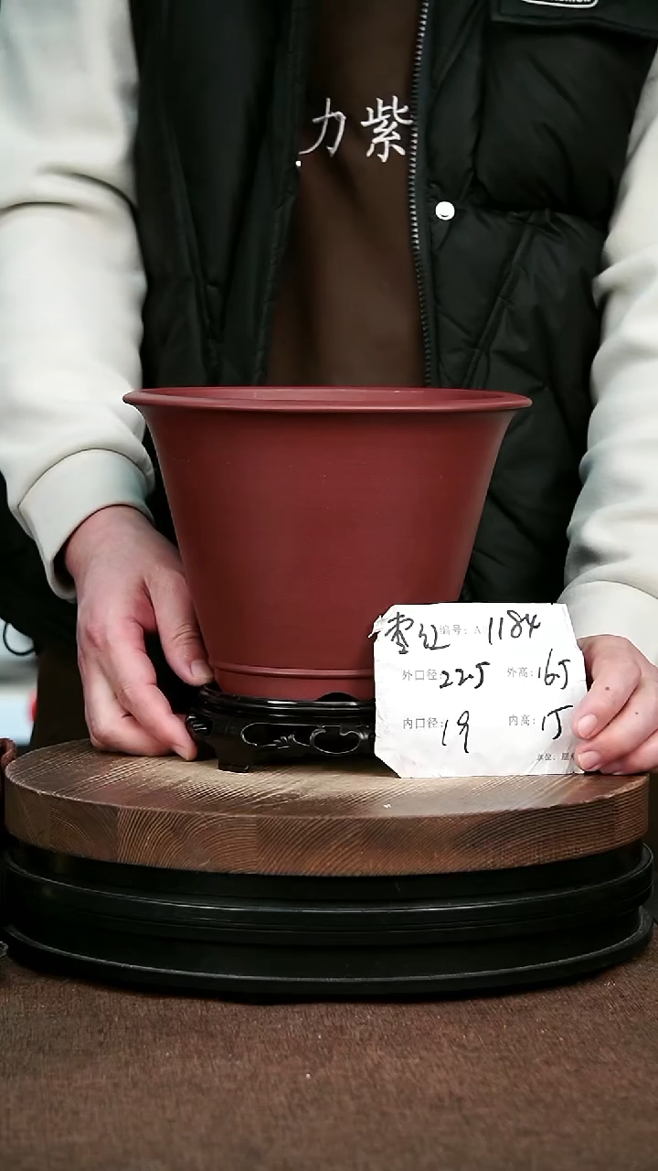 紫砂花盆花卉园艺1184+S