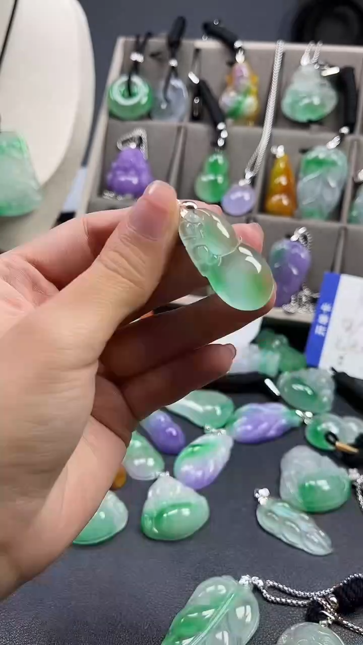 颈饰未镶嵌翡翠  所见即所得 一图一物