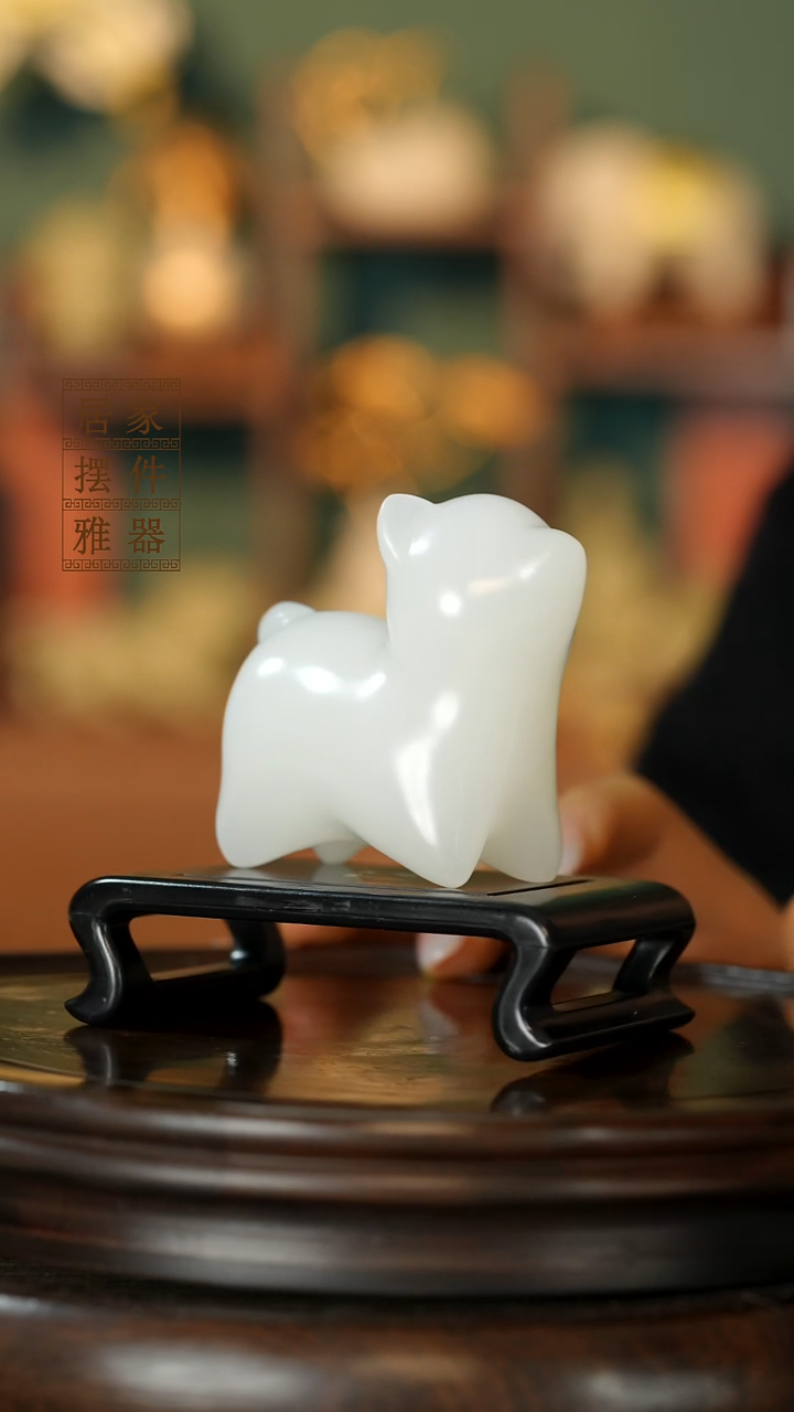 玉《旺旺来财》摆件