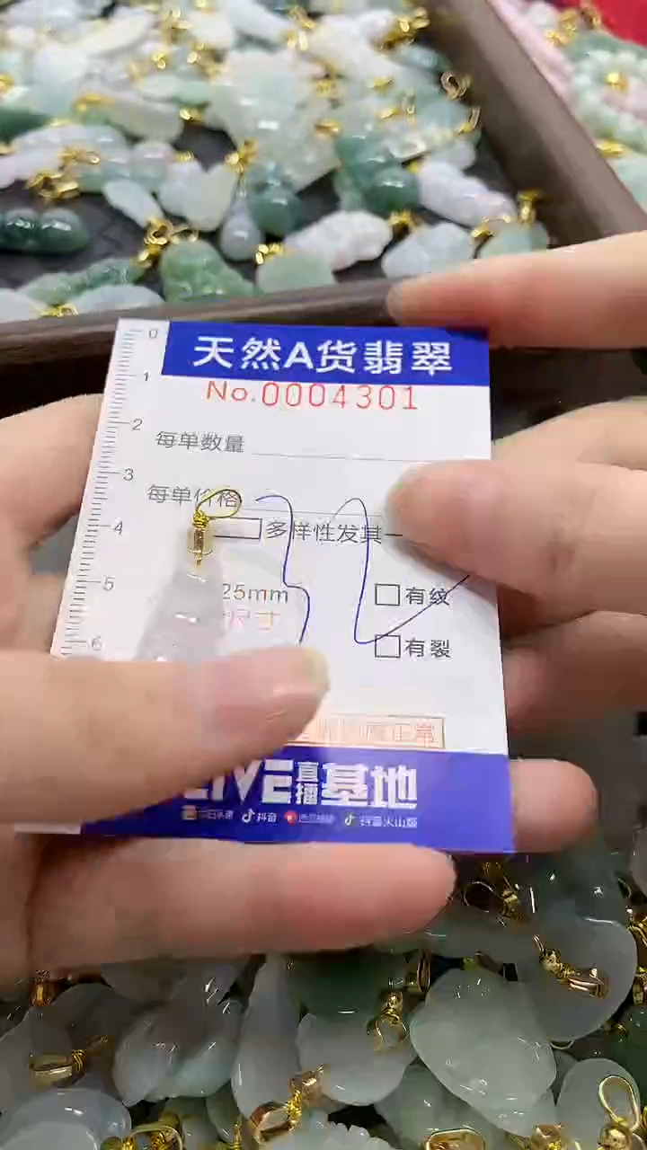 颈饰未镶嵌翡翠天然A货翡翠