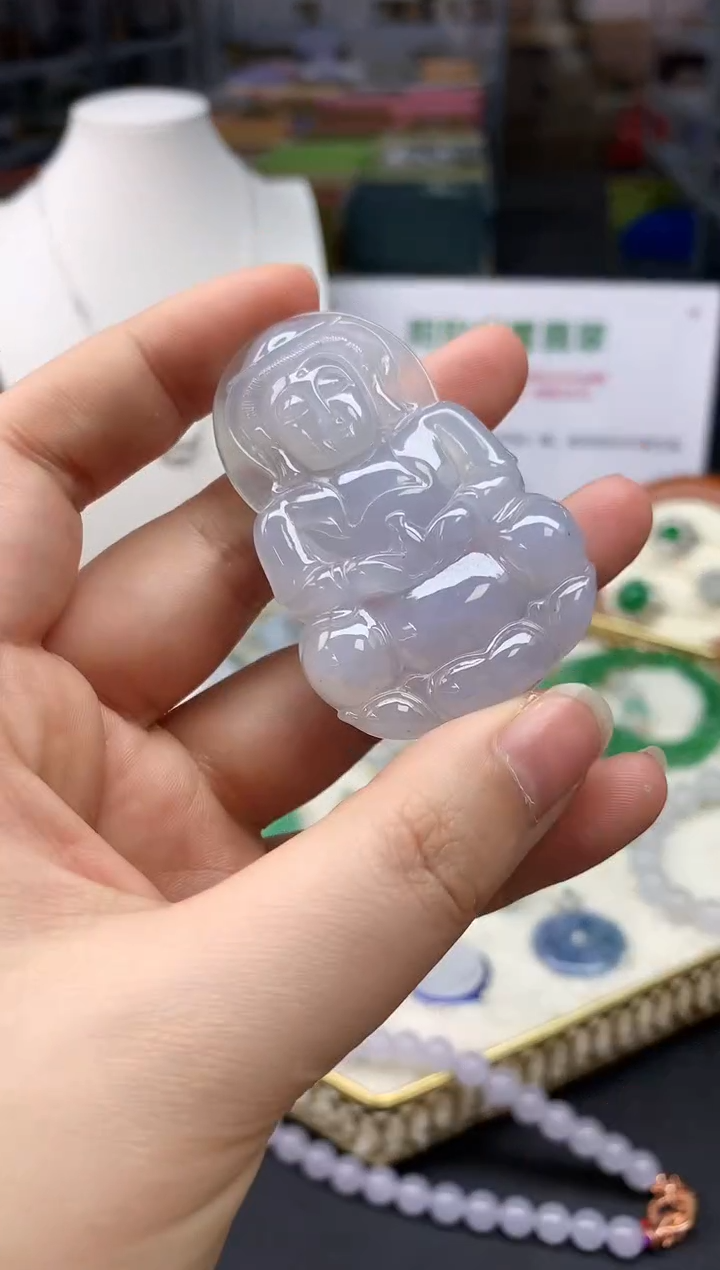 【闪购商品】翡翠颈饰未镶嵌翡翠观音|不退不换