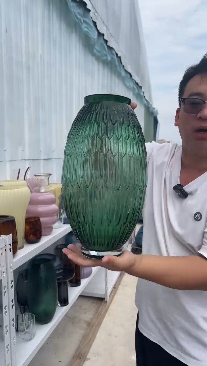 玻璃花瓶用于客厅桌面插花装饰大