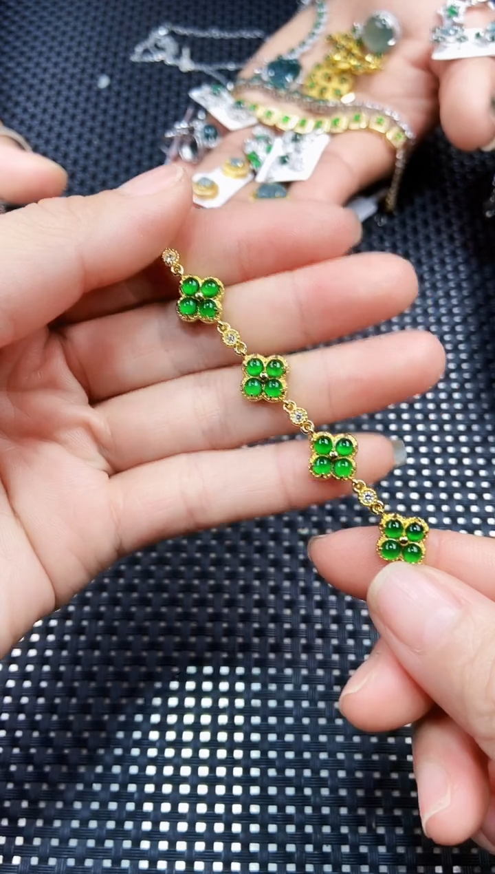 【闪购商品】翡翠手链未镶嵌111111111