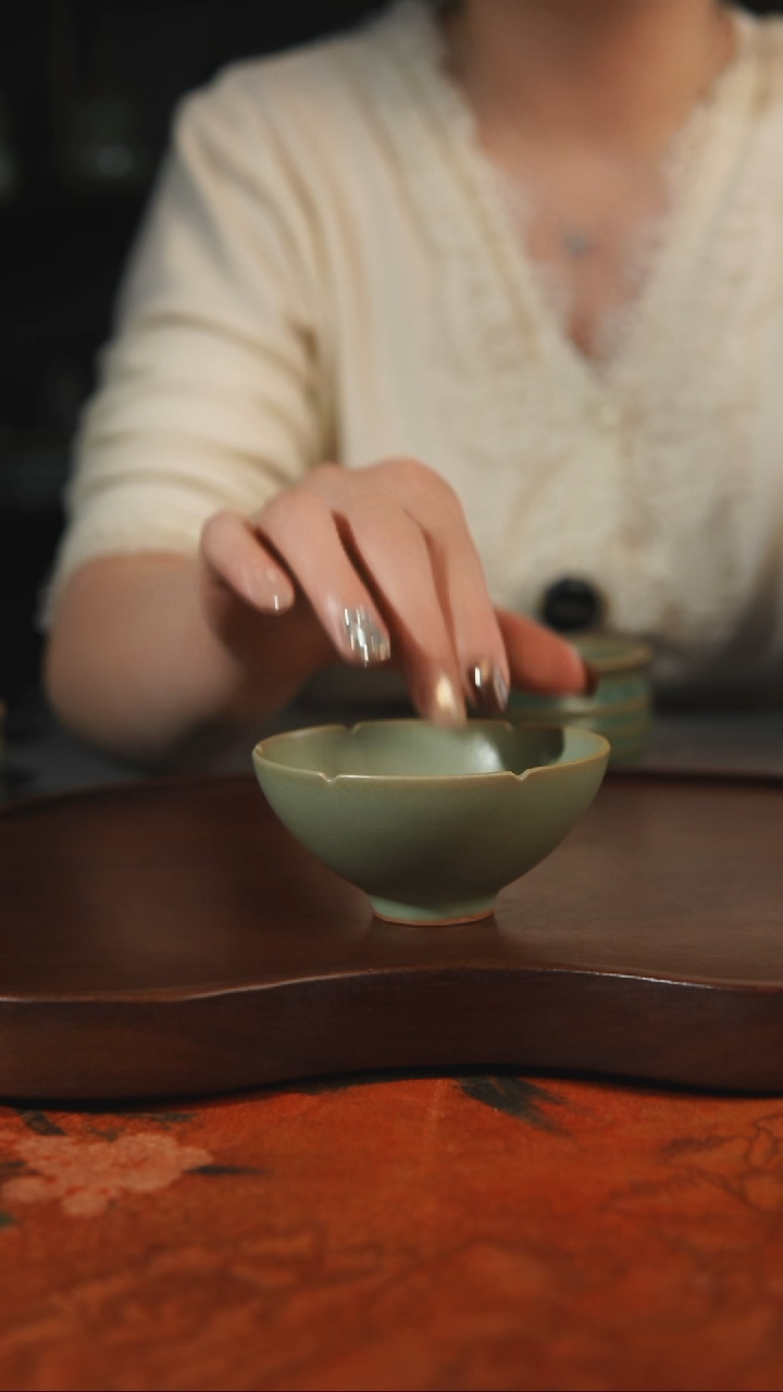 杯子瓷蓑*翁汝州原产地原矿仿古老釉q