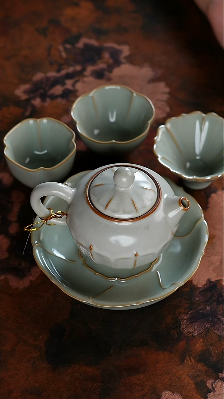 [梵汝山梵]蝶恋五入一壶三杯象牙青