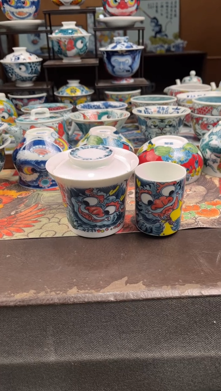 拙明院（宠粉价格）盖碗+扳指杯