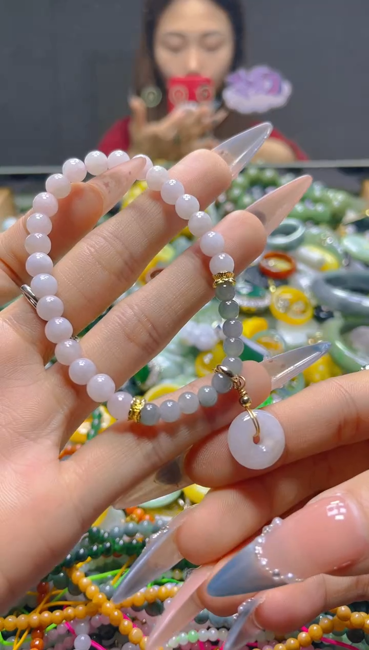 颈饰未镶嵌翡翠5MM