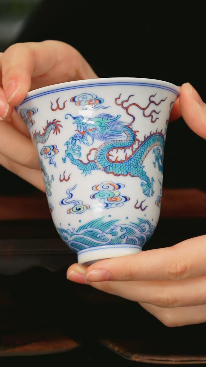 【闪购商品】栗子严选景德镇茶器@@涂杏花