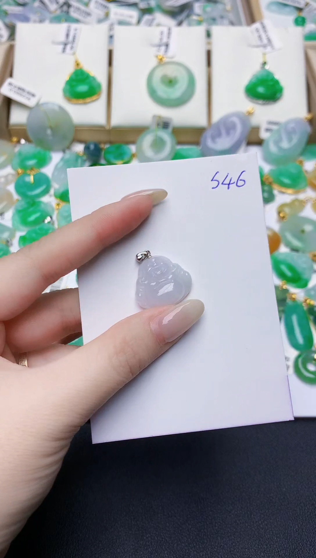 翡翠未镶嵌颈饰00000000000