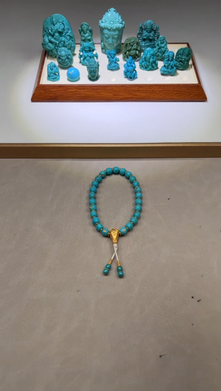 【闪购商品】绿松石配饰配饰18K金镶嵌配饰配饰