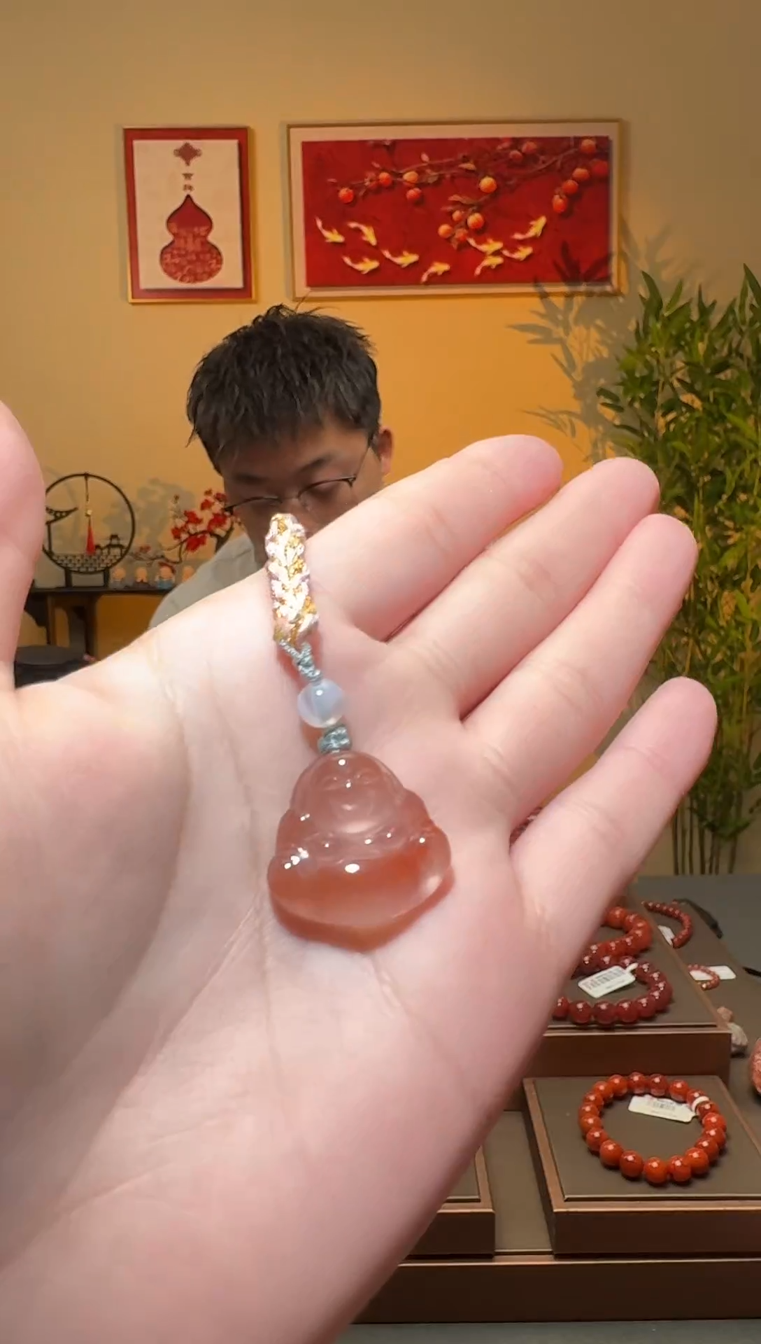 【闪购商品】南红玛瑙挂件未镶嵌一个 多样性发货